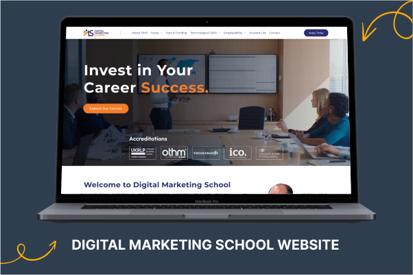 Digital Marketing School Website & LMS