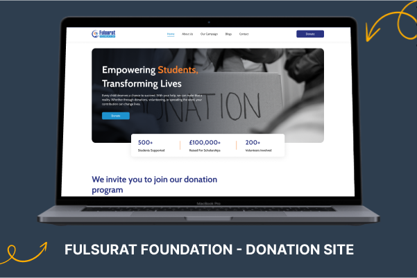 Fulsurat Foundation - Charity Website