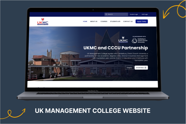 UK Management College Website & CMS