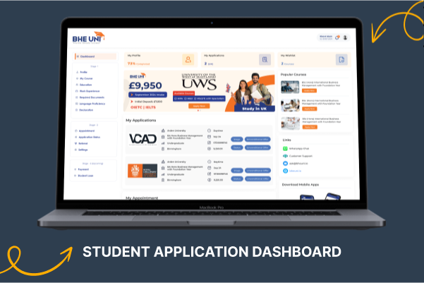 Student Application System Development